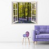 Lavender Forest 3D Window Wall Sticker