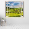 Tuscan Countryside 3D Window Wall Sticker