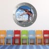 Spinosaurus Dinosaur Porthole Wall Sticker