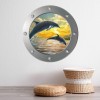 Jumping Dolphins Porthole Wall Sticker