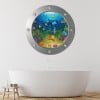 Coral Reef Friends Porthole Wall Sticker