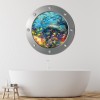 Coral Reef Porthole Wall Sticker