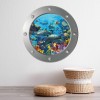 Dolphin Coral Reef Porthole Wall Sticker
