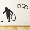 Olympic Rings Banksy Wall Sticker