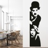 Chaplin The Kid Banksy Wall Sticker