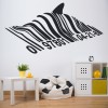Shark Barcode Banksy Wall Sticker