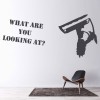 What Are You Looking At? Banksy Wall Sticker