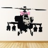 Helicopter Banksy Wall Sticker