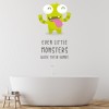 Little Monsters, Wash Hands Kids Bathroom Wall Sticker