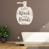 Wash Your Hands Soap Bathroom Wall Sticker