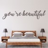 You're Beautiful Bathroom Salon Wall Sticker