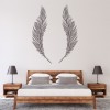 Two Feathers Wall Sticker