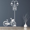 Lamp Post & Bicycle Wall Sticker
