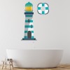 Lighthouse Nautical Bathroom Wall Sticker
