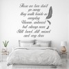 Those We Love Walk Beside Us Quote Wall Sticker