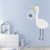 It's A Boy Stork Nursery Baby Wall Sticker