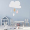 Cloud & Rain Drops Nursery Wall Sticker