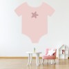 Pink Baby Grow Nursery Kids Wall Sticker