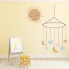 Sun & Baby Mobile Nursery Wall Sticker
