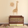 Sun & Giraffe Nursery Wall Sticker