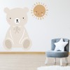 Teddy Bear & Sun Nursery Wall Sticker