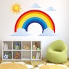 Rainbow, Clouds, Sun Childrens Wall Sticker
