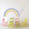 Rainbow Stars Childrens Wall Sticker