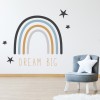 Dream Big Rainbow Nursery Wall Sticker