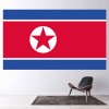 Korea, North Flag Wall Sticker