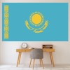 Kazakhstan Flag Wall Sticker