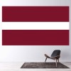Latvia Flag Wall Sticker