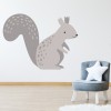 Grey Squirrel Woodland Nursery Wall Sticker