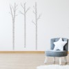 Tall Grey Trees Woodland Wall Sticker