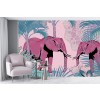 Elephant Jungle Wall Mural by Andrea Haase