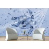 Glamour Turtle - Blue Wall Mural by Andrea Haase
