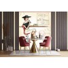 Wine Event Wall Mural by Andrea Laliberte