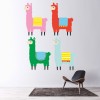 The Llamas Wall Sticker by Ann Kelle