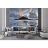 Causeway at Sunset Wall Mural by Andrew Ray