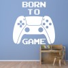 Born To Game 2 Gamer Kids Wall Sticker