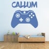 Personalised Name Controller 1 Gamer Kids Wall Sticker