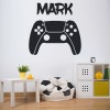 Personalised Name Controller 2 Gamer Kids Wall Sticker