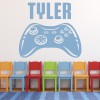 Personalised Name Controller 3 Gamer Kids Wall Sticker