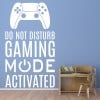 Do Not Disturb Gaming Mode Gamer Kids Wall Sticker