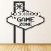 Welcome To Game Zone Gamer Kids Wall Sticker
