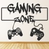 Gaming Zone Decal Gamer Kids Wall Sticker