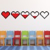 Hearts Game Loading Gamer Kids Wall Sticker