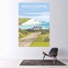 South Downs Wall Sticker by Julia Seaton