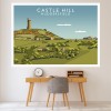 Castle Hill Wall Sticker by Richard O'Neill