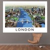 London Thames Wall Sticker by Richard O'Neill