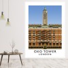 Oxo Tower Wall Sticker by Richard O'Neill